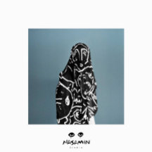 Monochrome Faces Scarf – Hand-Drawn Crowd Pattern