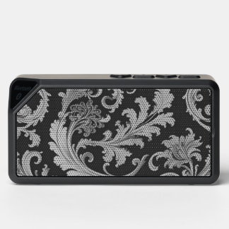 Monochrome Fleur Antique Pattern Bluetooth Speaker