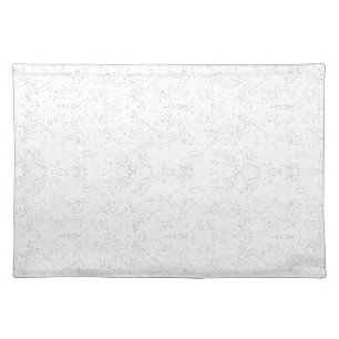 Monochrome Floral Pattern – Elegant Seamless Art Cloth Placemat
