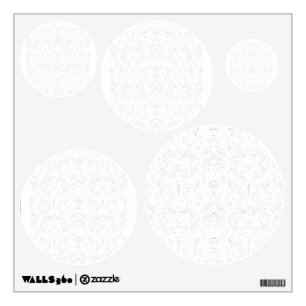 Monochrome Floral Pattern – Elegant Seamless Art Wall Decal