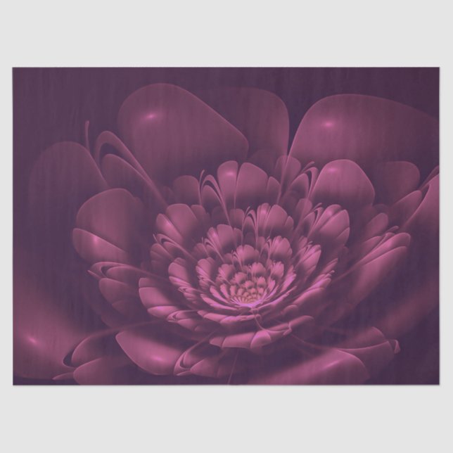 monochrome flower tissue paper (Front)