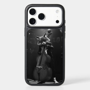 Monochrome Fox Double Bassist iPhone 17 Pro Max Case