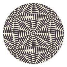 Monochrome geometric seamless pattern