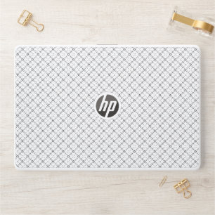 Monochrome Geometric Texture Seamless Diamond Look HP Laptop Skin