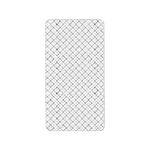 Monochrome Geometric Texture Seamless Diamond Look Label