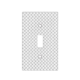 Monochrome Geometric Texture Seamless Diamond Look Light Switch Cover