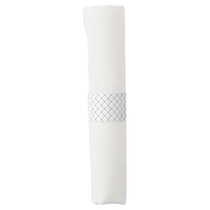 Monochrome Geometric Texture Seamless Diamond Look Napkin Bands