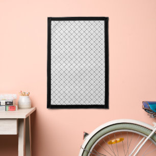 Monochrome Geometric Texture Seamless Diamond Look Pennant