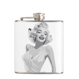 Monochrome Hollywood 1950's  Flask
