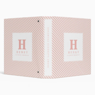 Monochrome initial stripe binder