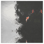 Monochrome Koi Fabric