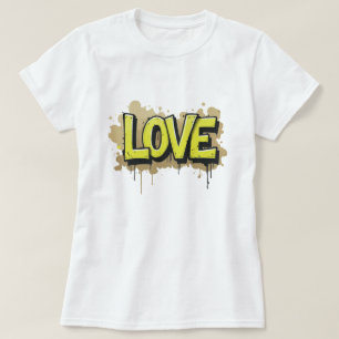 Monochrome Love Tag T-Shirt