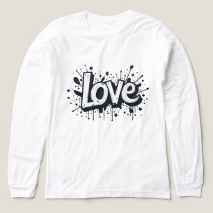 Monochrome Love Tag Tri-Blend Shirt