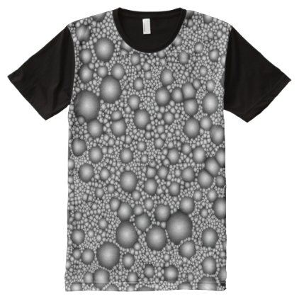 Monochrome Macro Cluster All-Over-Print T-Shirt