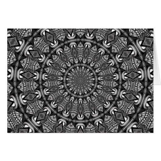 Monochrome Mandala Cards (Front Horizontal)
