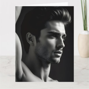Monochrome Manhood Card