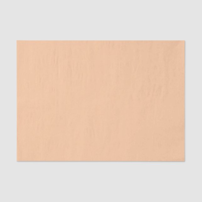 Monochrome Modern Elegant Peach Tissue Paper (Front)