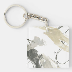 Monochrome Momentum Keychain