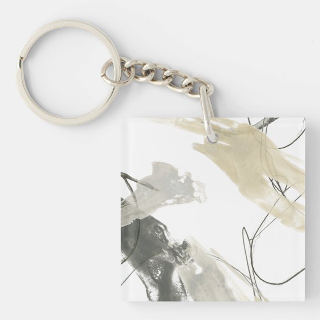 Monochrome Momentum Keychain (Front)