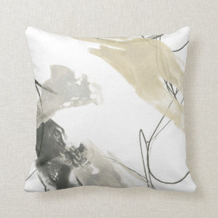 Monochrome Momentum Throw Pillow