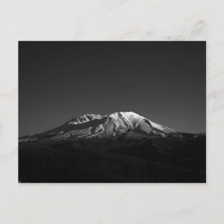 Monochrome Mount Saint Helens In Repose Postcard