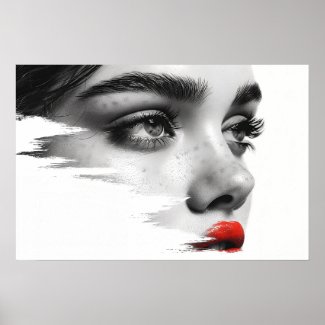 Monochrome Muse: A Glimpse of Grace