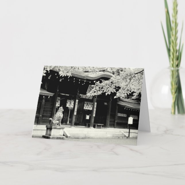 Monochrome photos of Japan Card (Front)