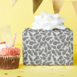 Monochrome Pineapples Wrapping Paper