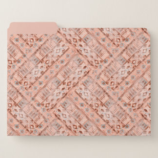 Monochrome pixie ethnic file folder