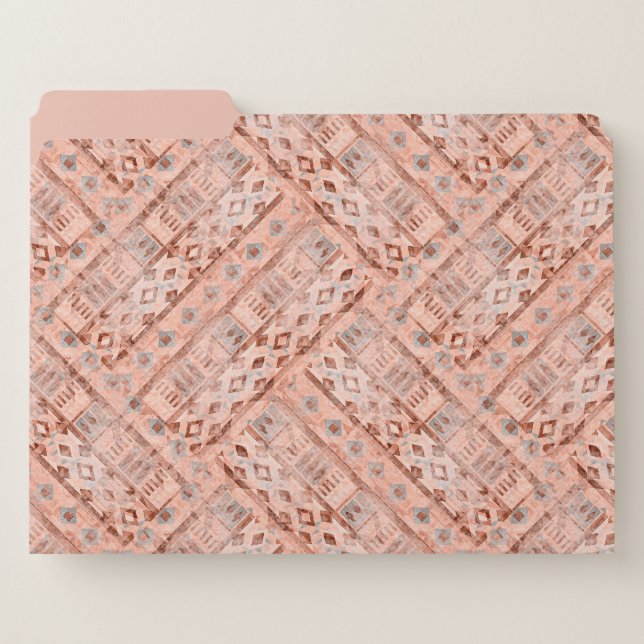 Monochrome pixie ethnic file folder (Front Left)