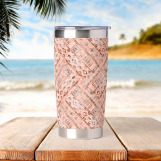 Monochrome pixie ethnic insulated tumbler