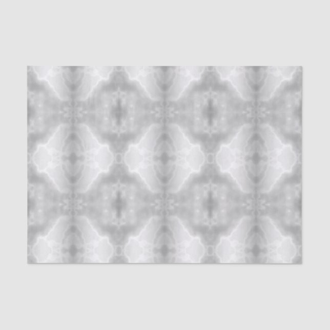 Monochrome Quatrefoil Tile Tissue Paper (Front)