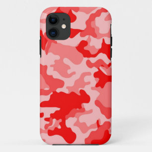 Monochrome Red Camo iPad Case