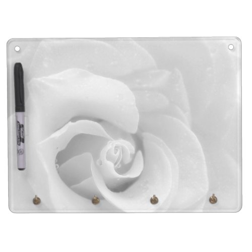 Monochrome Rose Dry Erase Board