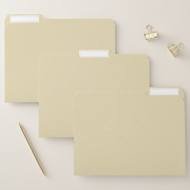 Monochrome sand yellow. file folder (Set)