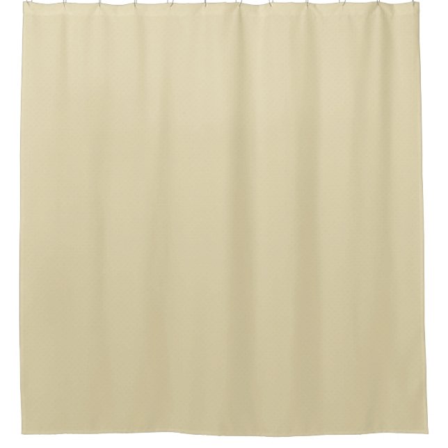 Monochrome sand yellow. shower curtain (Front)
