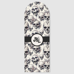 Monochrome Skulls Bookmarks