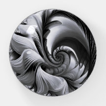 Monochrome Spiral Whirl 