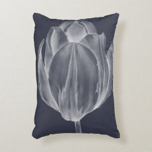 Monochrome Tulip I Decorative Pillow