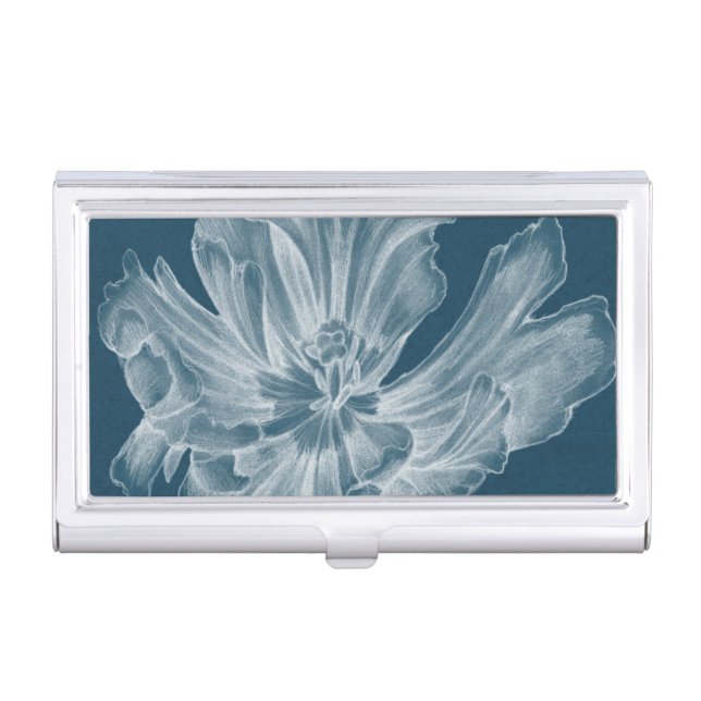 Monochrome Tulip II Business Card Case (Front)