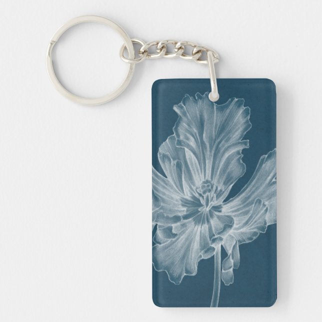 Monochrome Tulip II Keychain (Front)
