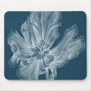 Monochrome Tulip II Mouse Pad
