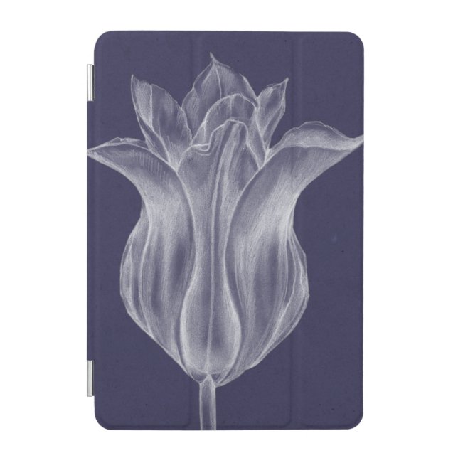 Monochrome Tulip III iPad Mini Cover (Front)