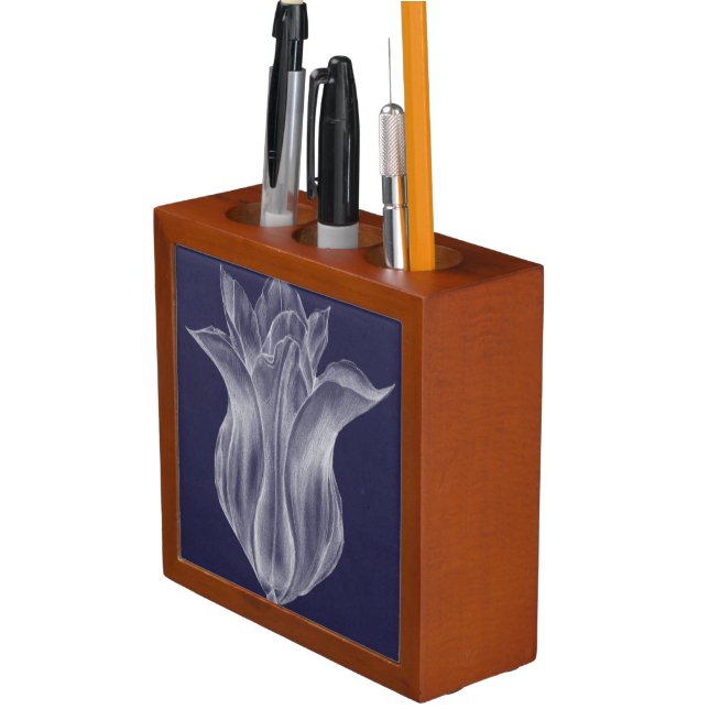 Monochrome Tulip III Pencil/Pen Holder (In Situ)