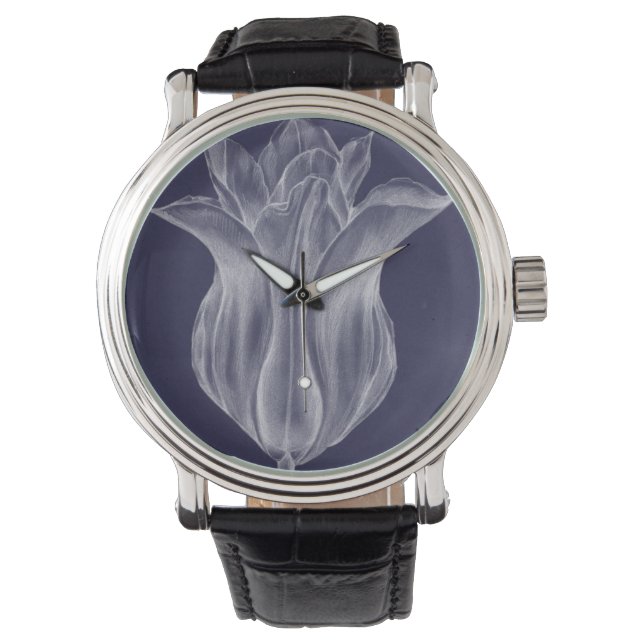 Monochrome Tulip III Watch (Front)