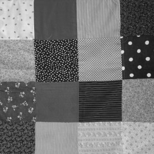monochrome vintage retro patchwork fabric squares leggings