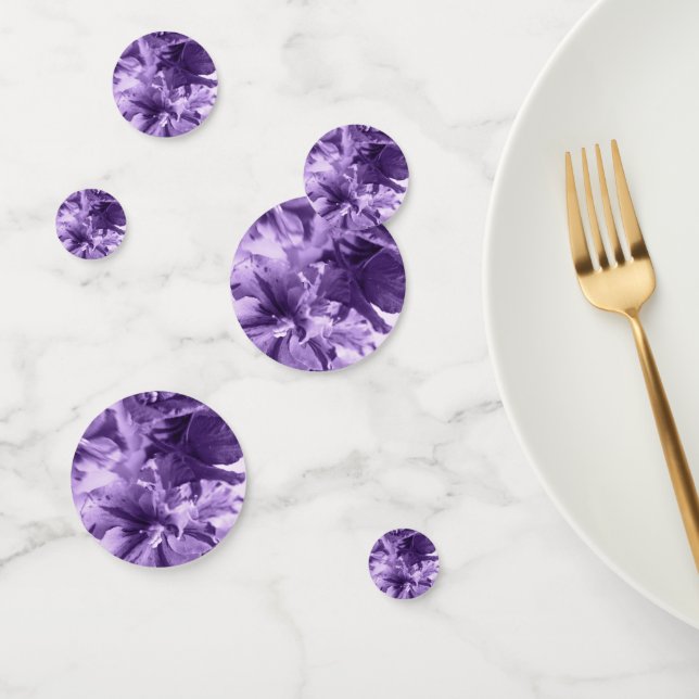 Monochrome Violets Confetti (Group)
