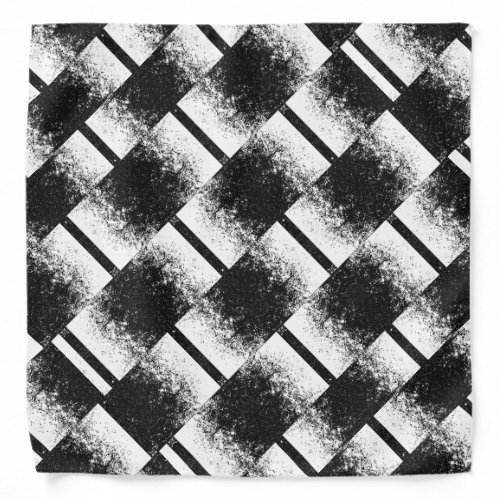 Monochrome Woven Pattern Bandana