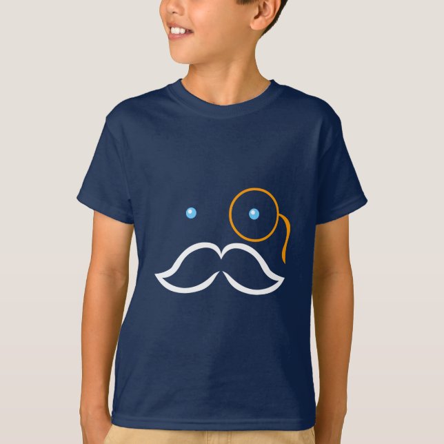 Monocle and Mustache T-Shirt (Front)