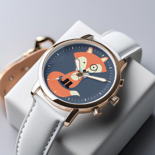 Monocle Hipster Red Fox Watch
